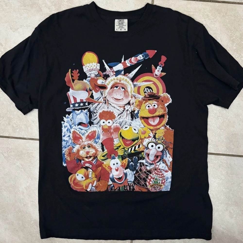 MUPPET VISION 3D Comfort Colors shirt size L